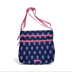 Vera Bradley- Sea Turtles Triple Zip Hipster Crossbody